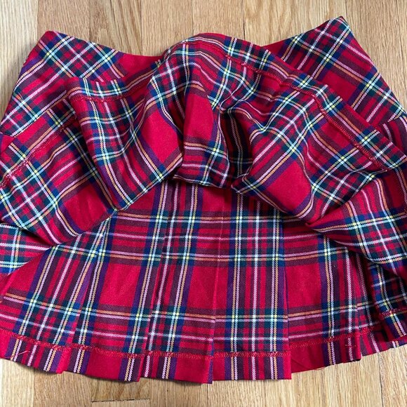 Vintage Forever 21 Plaid Pleated Skirt - Picture 3 of 4